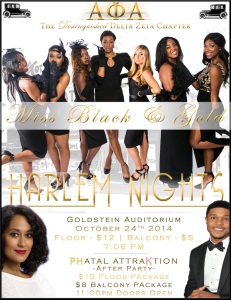 Miss Black & Gold @ Goldstein Auditorium 