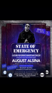 Phi Beta Sigma presents State of Emergency ft. August Alsina @ Goldstein Auditorium | Syracuse | New York | United States