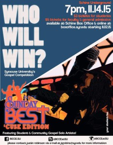 Sunday Best: 'Cuse Edition presented by BCCE @ Schine Underground | Syracuse | New York | United States